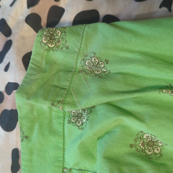 Zinc Size 18 Green Strapless Paisley Print Dress - Picture 4 of 8